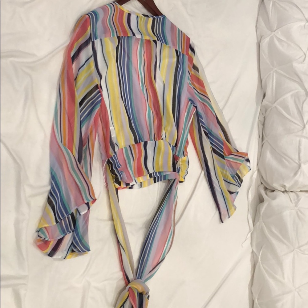 Colorful summer blouse - Picture 7 of 8